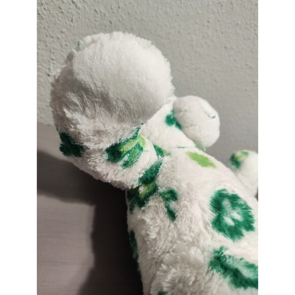 Build A Bear St Patrick’s Day Shamrock Clover Green White Teddy Bear Plush - Picture 2 of 13